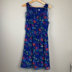 Blue Floral Old Navy Dress